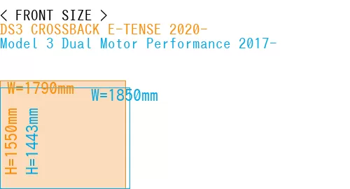 #DS3 CROSSBACK E-TENSE 2020- + Model 3 Dual Motor Performance 2017-